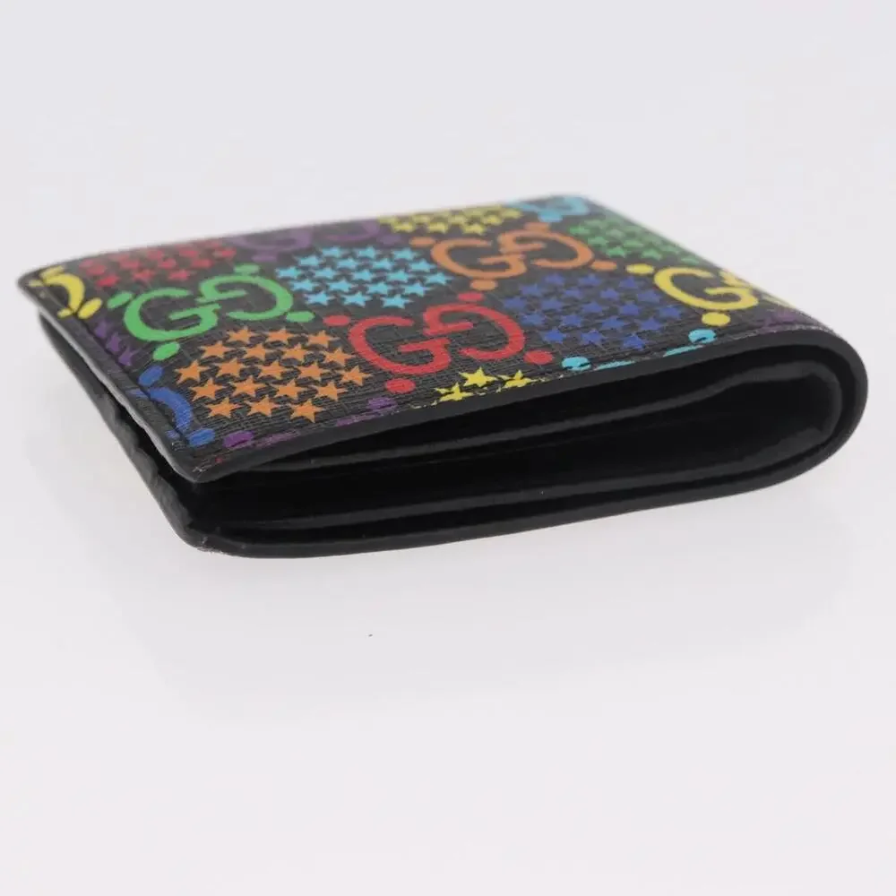 Gucci GG Supreme Monogram Psychedelic Men's Bi-Fold Wallet